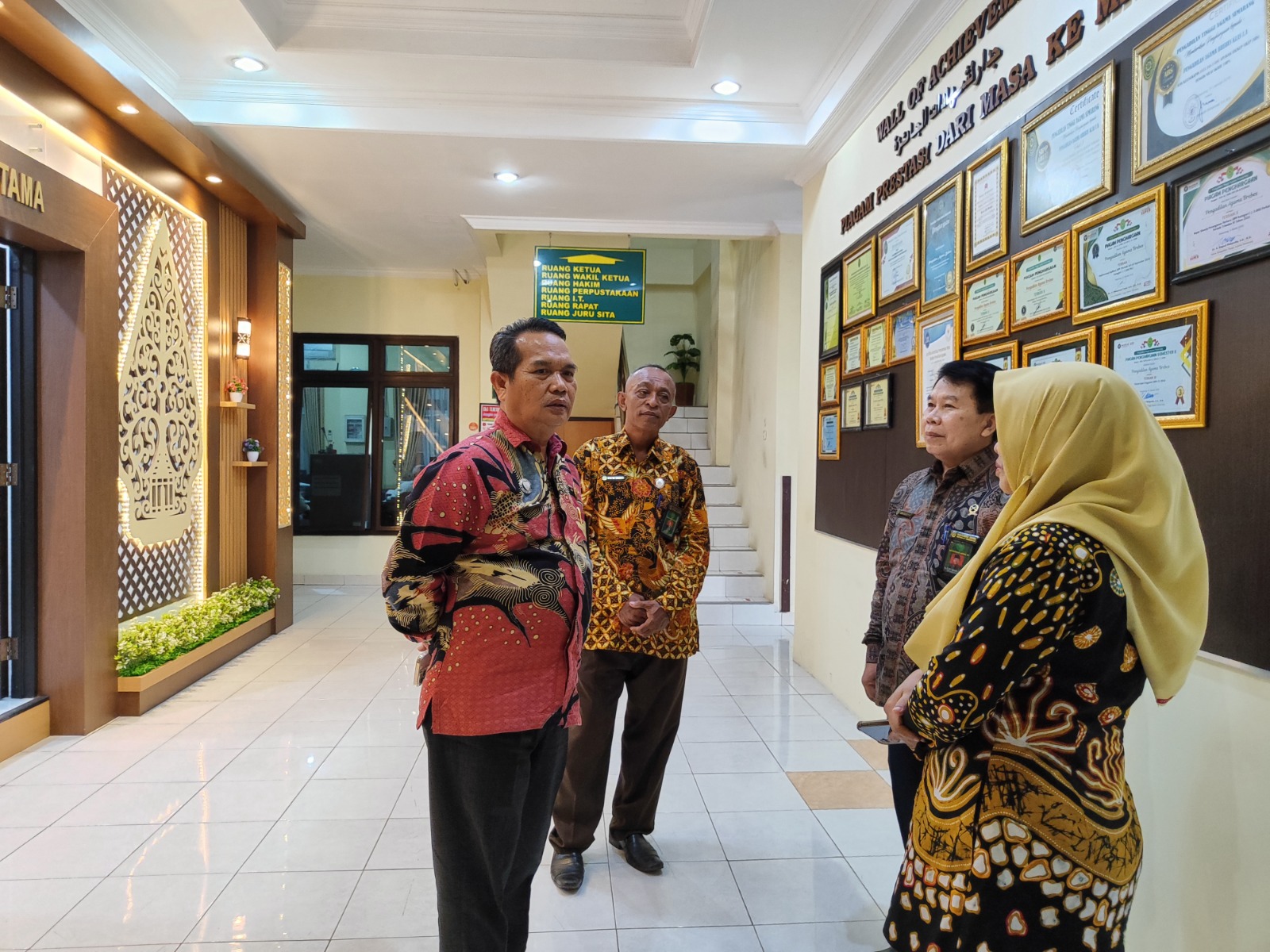 kunjungan ketua pta smg 1